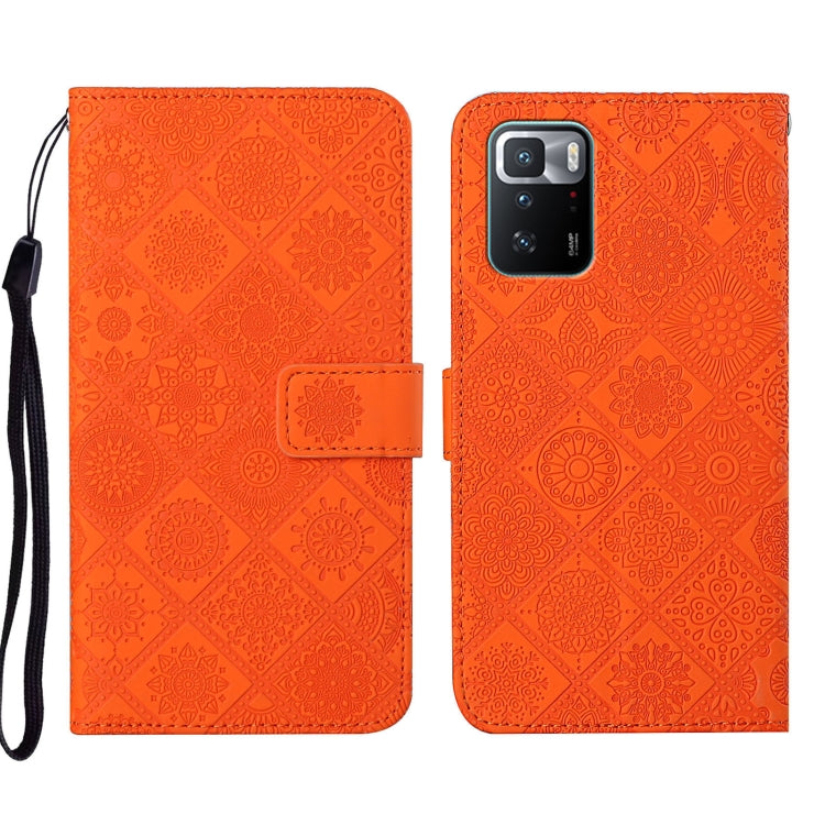 For Xiaomi Redmi Note 10 Pro 5G Ethnic Style Embossed Pattern Leather Phone Case