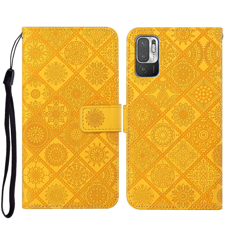 For Xiaomi Redmi Note 10 5G Ethnic Style Embossed Pattern Leather Phone Case