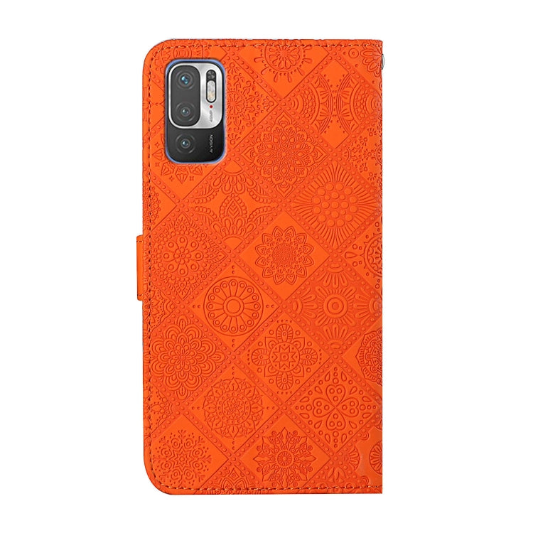 For Xiaomi Redmi Note 10 5G Ethnic Style Embossed Pattern Leather Phone Case