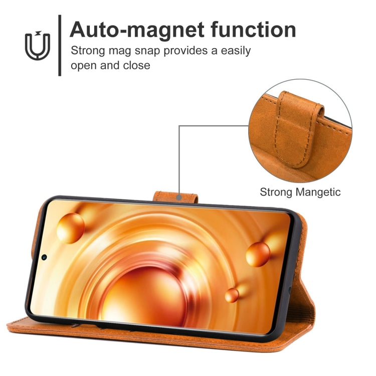 For vivo X80 Leather Phone Case