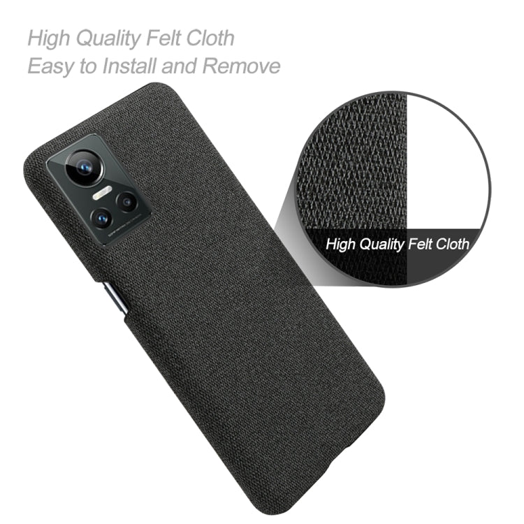 For OPPO Realme GT Neo3 Cloth Texture PC + Nylon Back Case