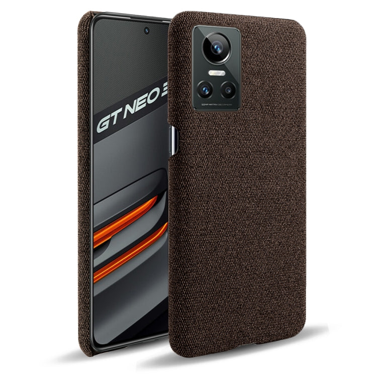 For OPPO Realme GT Neo3 Cloth Texture PC + Nylon Back Case