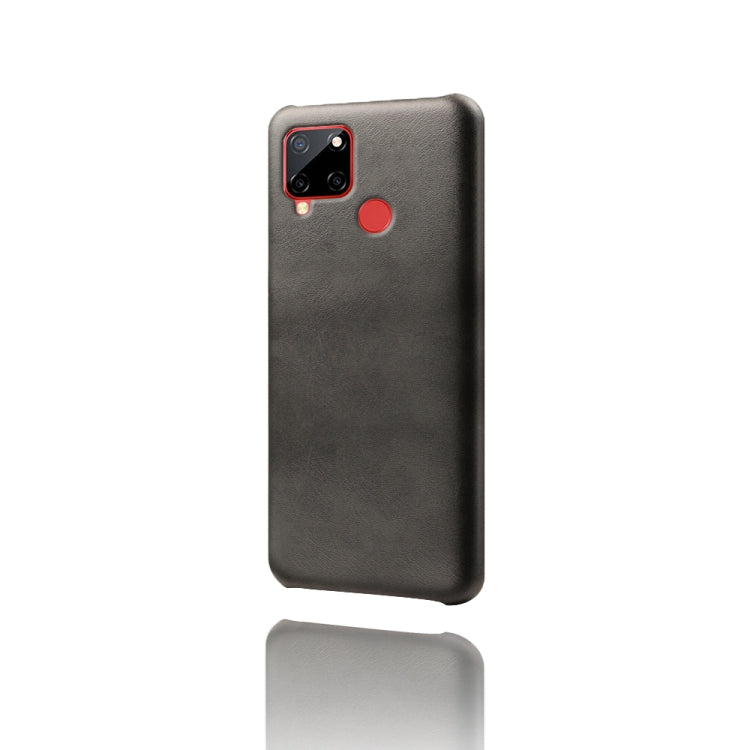 For OPPO Realme C12 Calf Texture PC + PU Phone Case