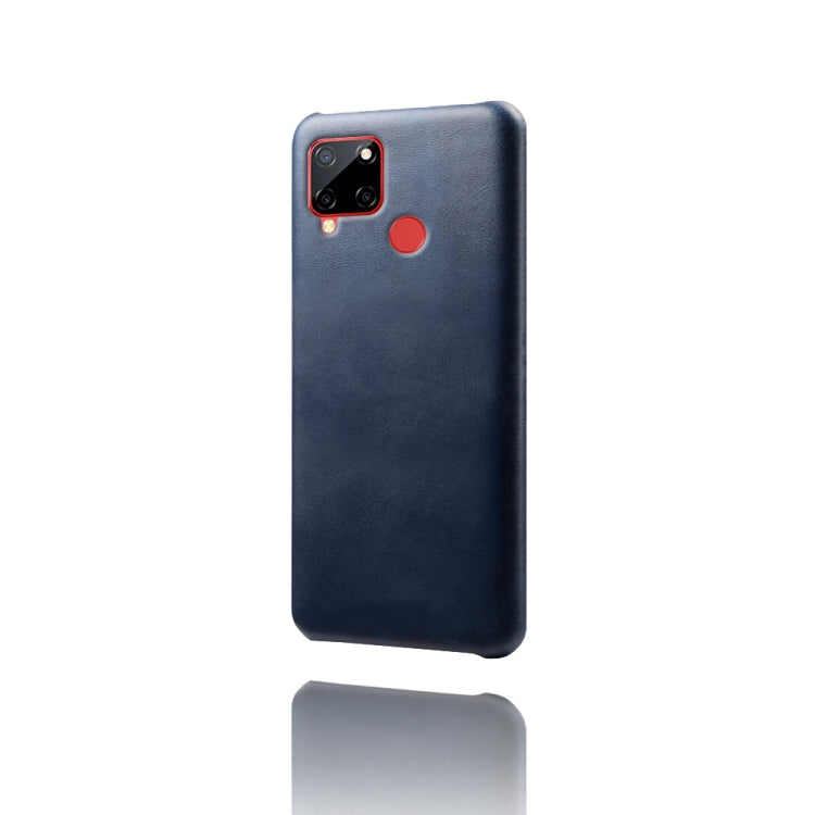 For OPPO Realme C12 Calf Texture PC + PU Phone Case