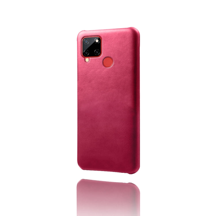 For OPPO Realme C12 Calf Texture PC + PU Phone Case