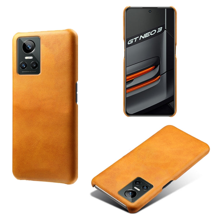 For OPPO Realme GT Neo3 Calf Texture PC + PU Phone Case