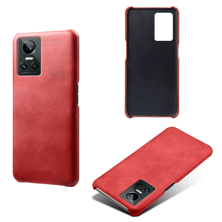 For OPPO Realme GT Neo3 Calf Texture PC + PU Phone Case