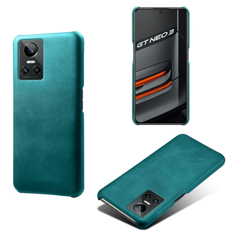 For OPPO Realme GT Neo3 Calf Texture PC + PU Phone Case