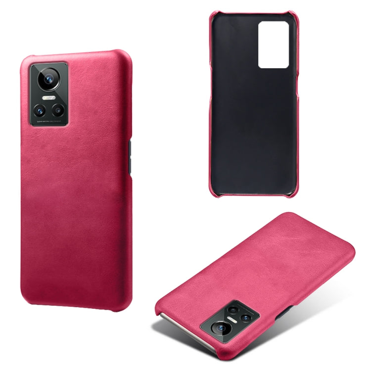 For OPPO Realme GT Neo3 Calf Texture PC + PU Phone Case