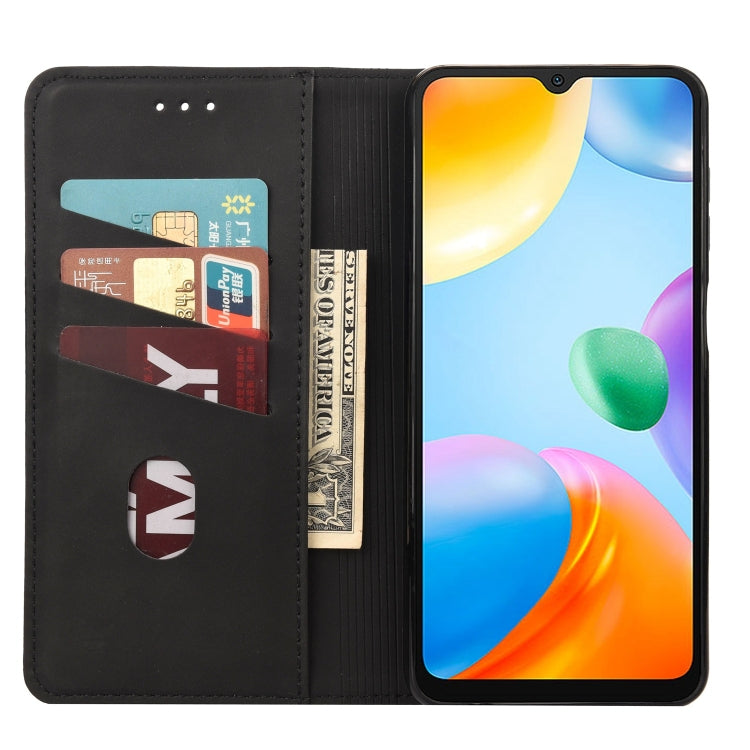 For Xiaomi Redmi 10C Skin Feel Splicing Leather Phone Case