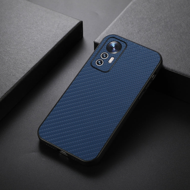 For Xiaomi Mi 12 Lite Accurate Hole Carbon Fiber Texture Shockproof Case