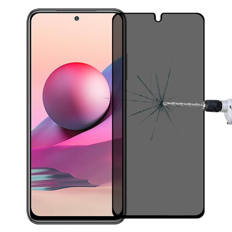 Full Cover Anti-peeping Tempered Glass Film For Xiaomi Poco M5s / Redmi Note 10S