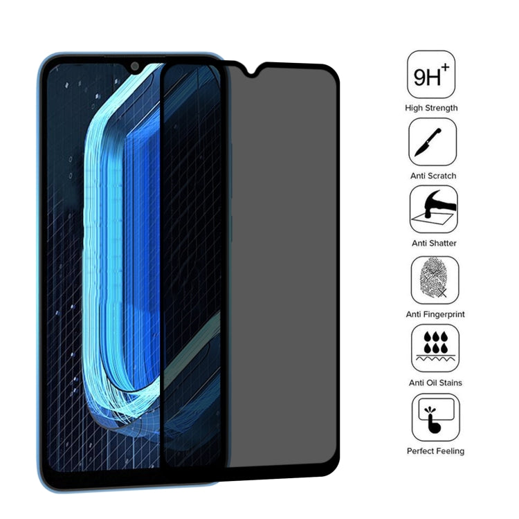 25 PCS Full Cover Anti-peeping Tempered Glass Film For Xiaomi Poco C31