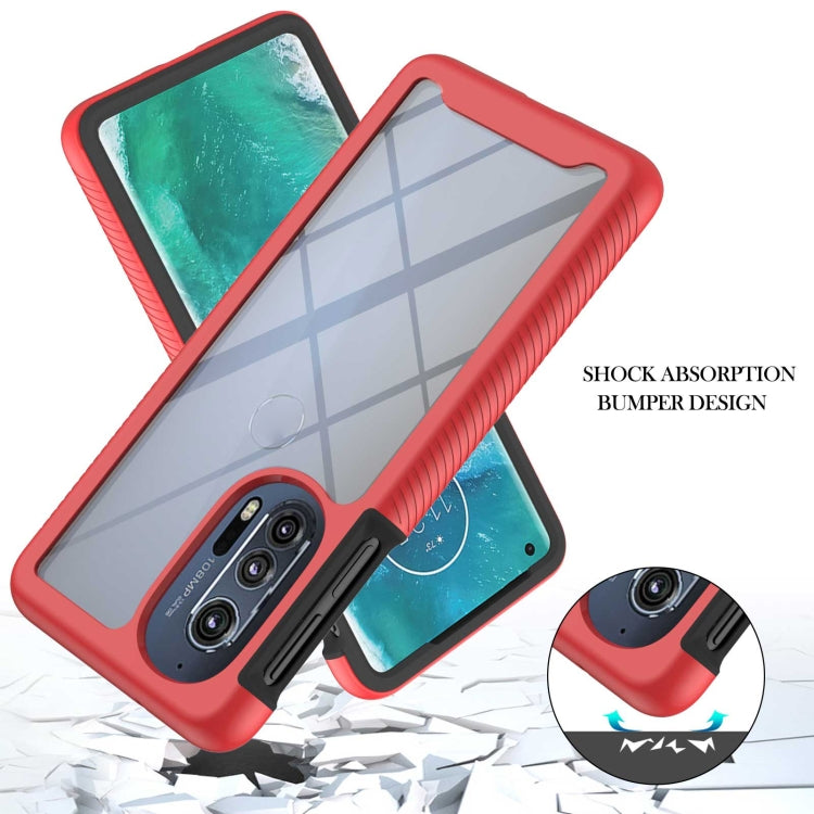 For Motorola Edge+ 2022 Starry Sky Solid Color Series PC + TPU Phone Case