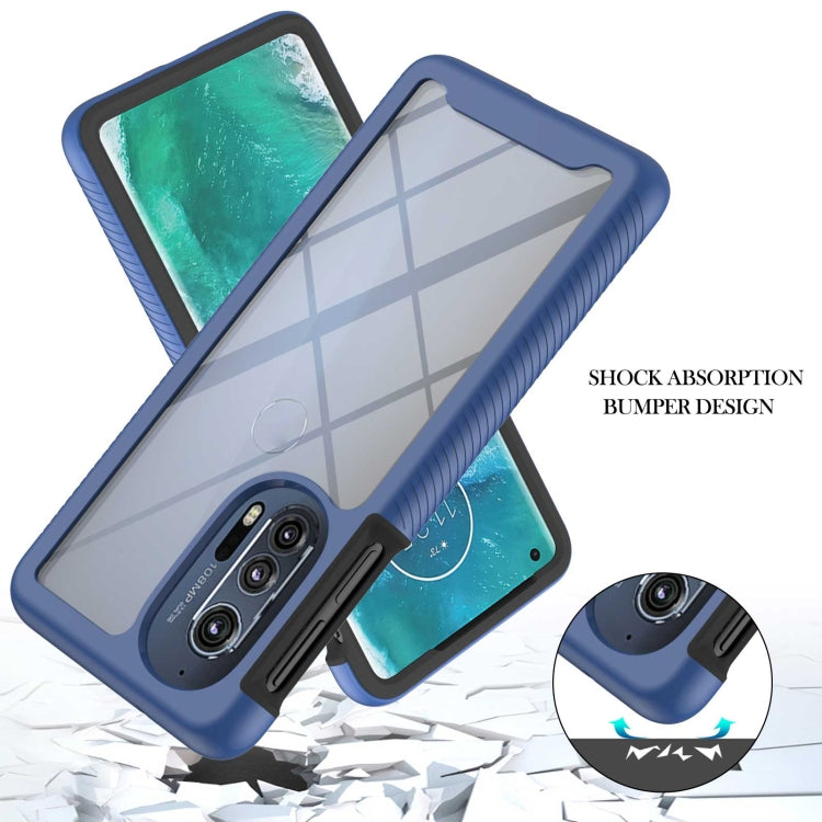 For Motorola Edge+ 2022 Starry Sky Solid Color Series PC + TPU Phone Case