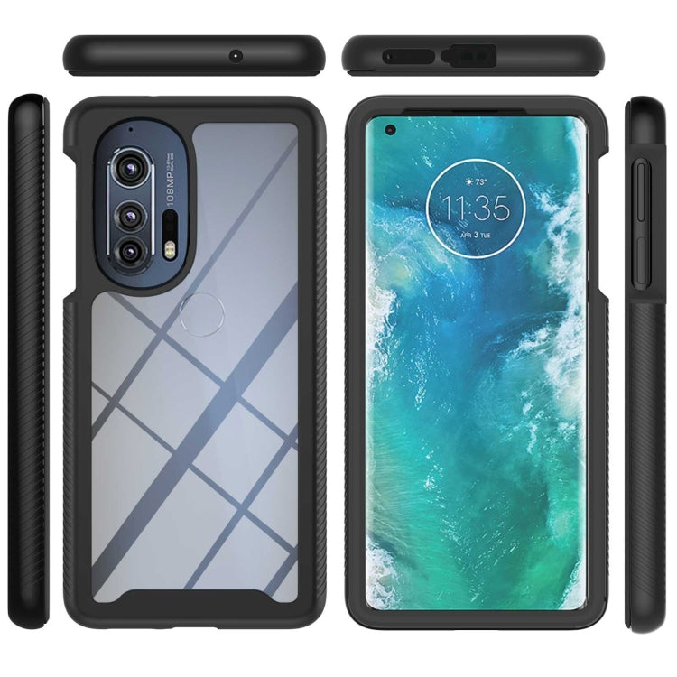 For Motorola Edge+ 2022 Starry Sky Solid Color Series PC + TPU Phone Case