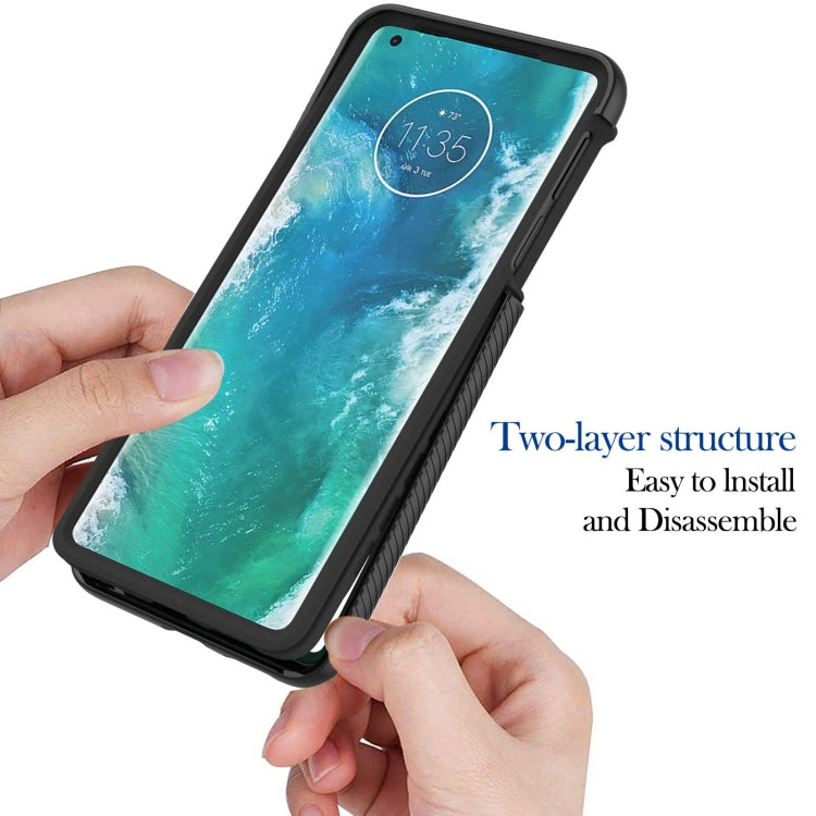 For Motorola Edge+ 2022 Starry Sky Solid Color Series PC + TPU Phone Case