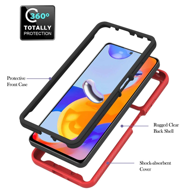 For Xiaomi Redmi Note 11 Pro 5G / 4G Foreign Starry Sky Solid Color Series PC + TPU Phone Case