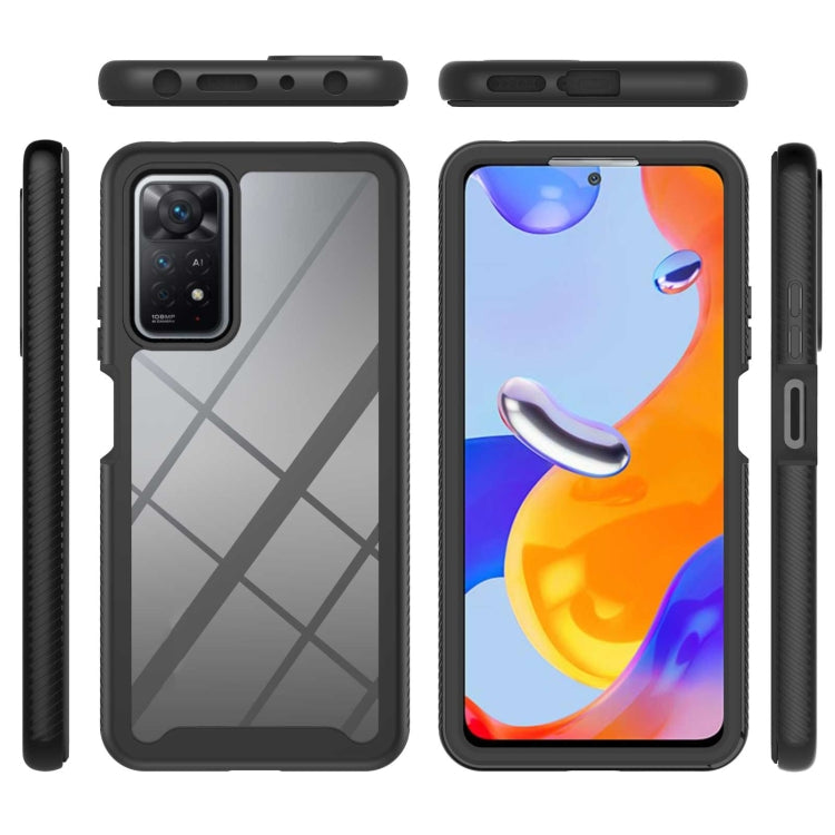 For Xiaomi Redmi Note 11 Pro 5G / 4G Foreign Starry Sky Solid Color Series PC + TPU Phone Case