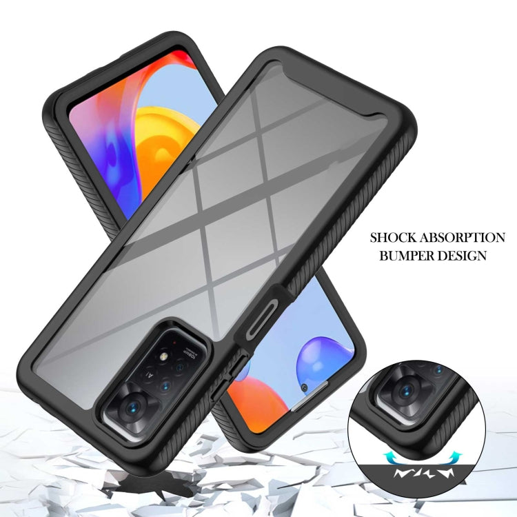 For Xiaomi Redmi Note 11 Pro 5G / 4G Foreign Starry Sky Solid Color Series PC + TPU Phone Case