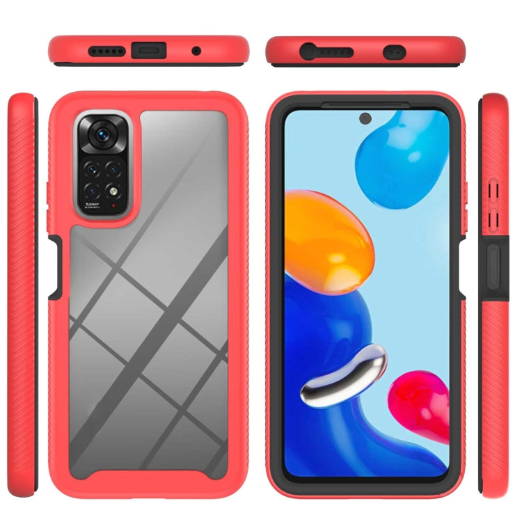 For Xiaomi Redmi Note 11S / Note 11 4G Foreign Starry Sky Solid Color Series PC + TPU Phone Case