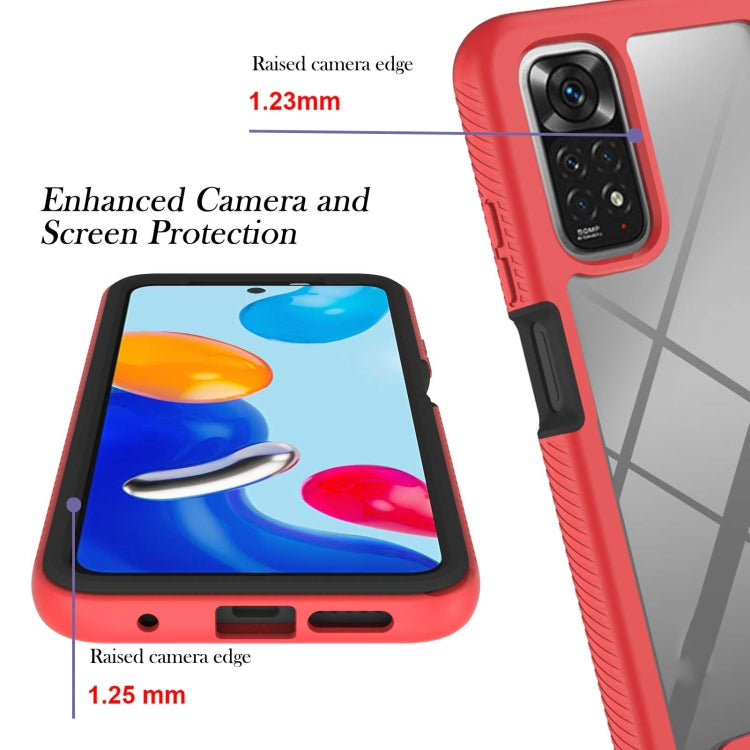 For Xiaomi Redmi Note 11S / Note 11 4G Foreign Starry Sky Solid Color Series PC + TPU Phone Case