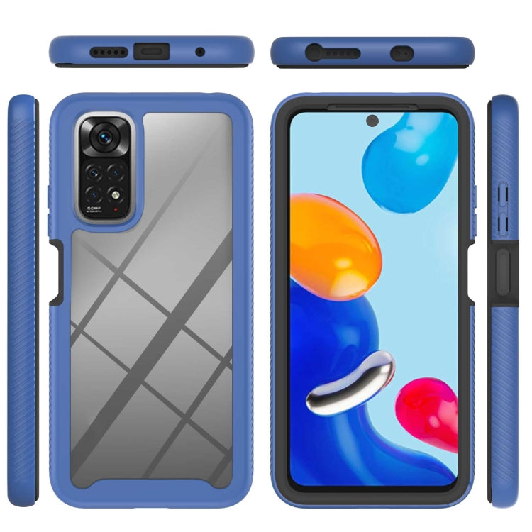 For Xiaomi Redmi Note 11S / Note 11 4G Foreign Starry Sky Solid Color Series PC + TPU Phone Case