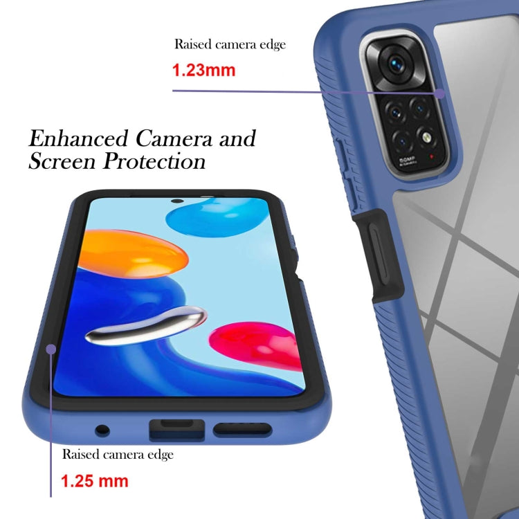 For Xiaomi Redmi Note 11S / Note 11 4G Foreign Starry Sky Solid Color Series PC + TPU Phone Case