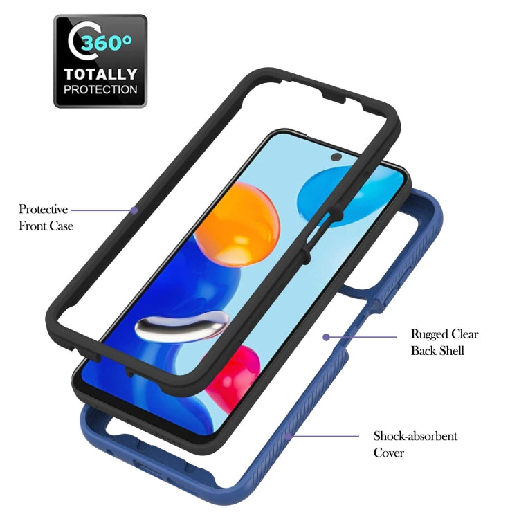 For Xiaomi Redmi Note 11S / Note 11 4G Foreign Starry Sky Solid Color Series PC + TPU Phone Case