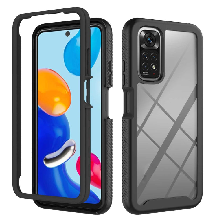 For Xiaomi Redmi Note 11S / Note 11 4G Foreign Starry Sky Solid Color Series PC + TPU Phone Case