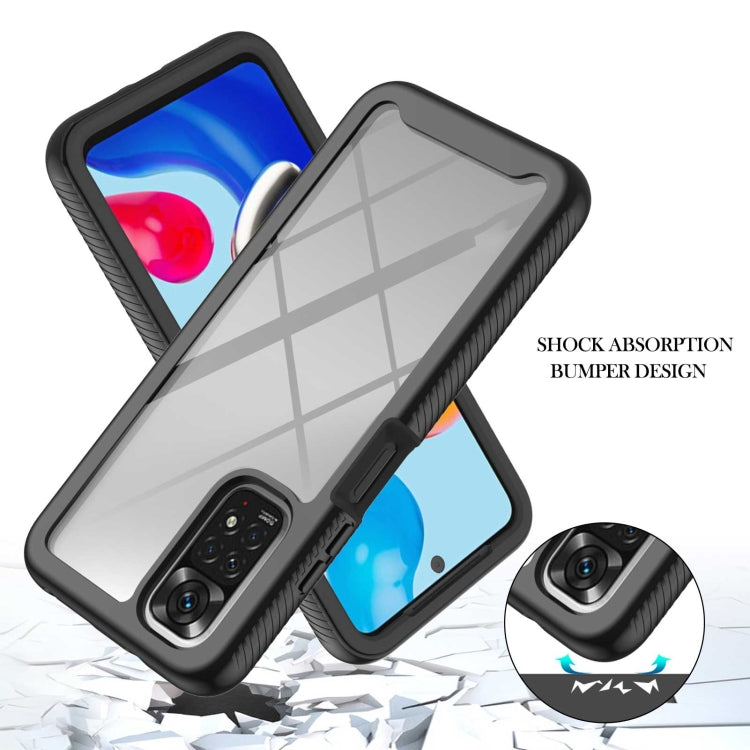 For Xiaomi Redmi Note 11S / Note 11 4G Foreign Starry Sky Solid Color Series PC + TPU Phone Case