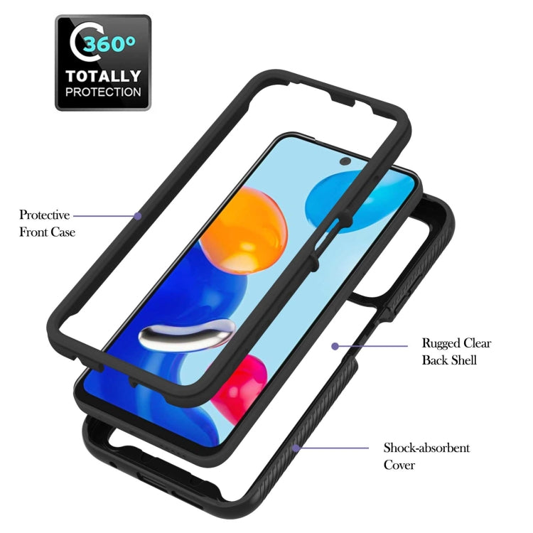 For Xiaomi Redmi Note 11S / Note 11 4G Foreign Starry Sky Solid Color Series PC + TPU Phone Case