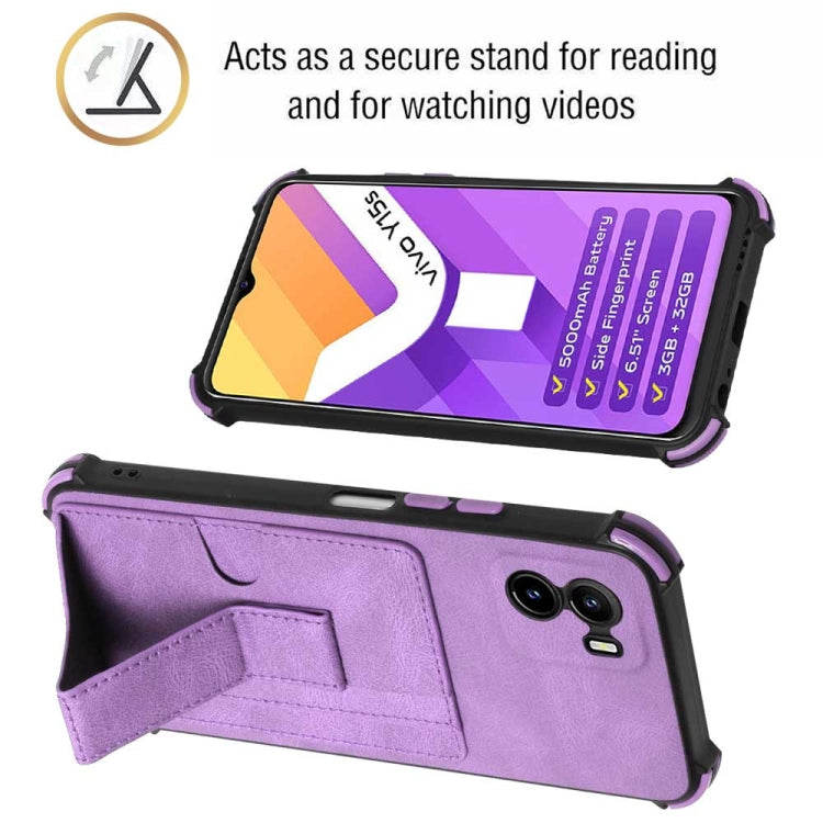 For vivo Y15s 2021 Dream PU + TPU Four-corner Shockproof Phone Case