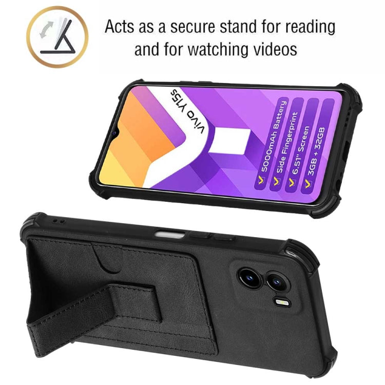 For vivo Y15s 2021 Dream PU + TPU Four-corner Shockproof Phone Case