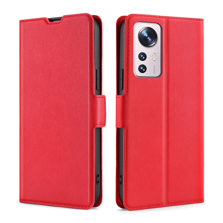 For Xiaomi 12 Pro Ultra-thin Voltage Side Buckle Flip Leather Case