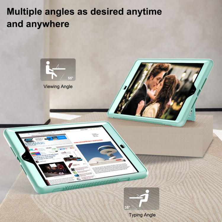 PC+Silicone Holder Tablet Case For iPad 9.7 2018 / 2017