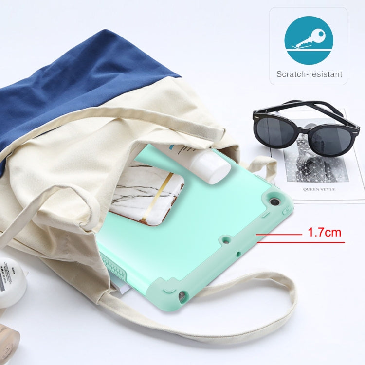 For iPad 10.2 2020 / 2019 PC+Silicone Holder Tablet Case