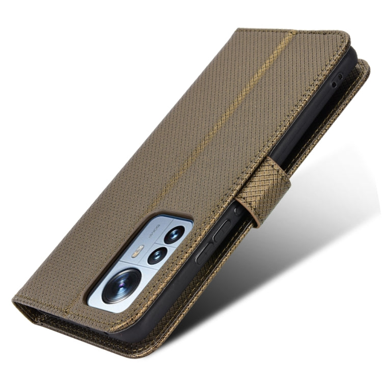 For Xiaomi 12 / 12X Diamond Texture Leather Phone Case