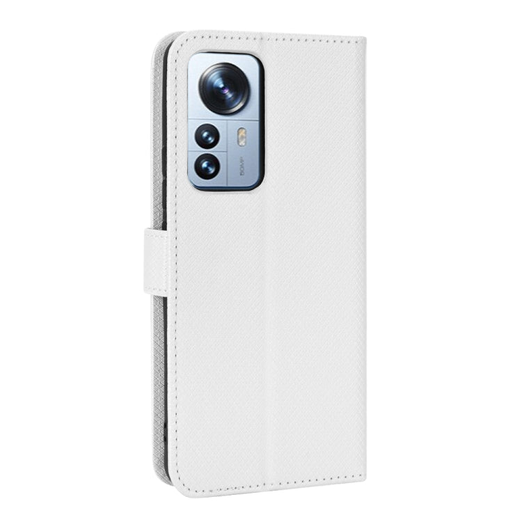 For Xiaomi 12 Pro Diamond Texture Leather Phone Case