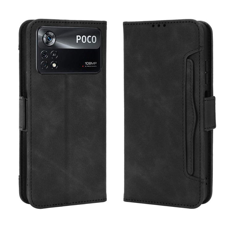 For Xiaomi Poco M4 Pro 4G Skin Feel Calf Pattern Leather Phone Case