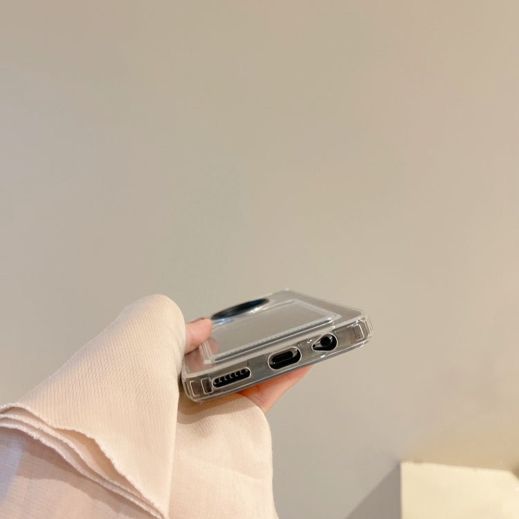 For Huawei Mate 30 Transparent Card Slot TPU Phone Case