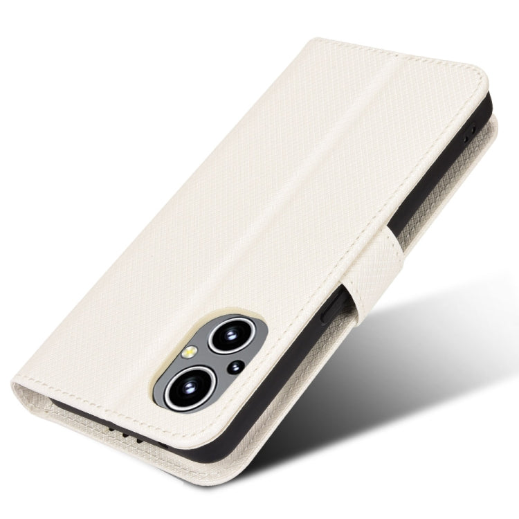 For OPPO Reno7 Z 5G / A96 5G Diamond Texture Leather Phone Case