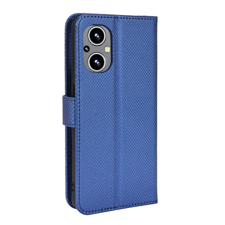 For OPPO Reno7 Z 5G / A96 5G Diamond Texture Leather Phone Case