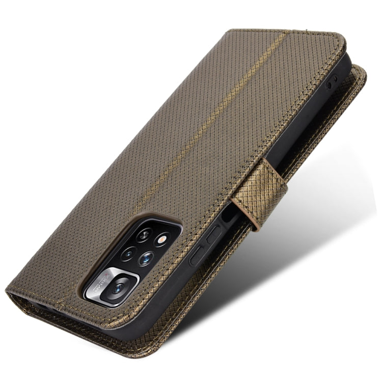 For Xiaomi Redmi Note 11 Pro China Diamond Texture Leather Phone Case