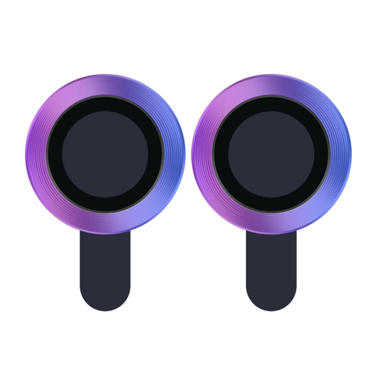 For iPhone 13 / 13 mini CD Texture Metal Lens Tempered Film