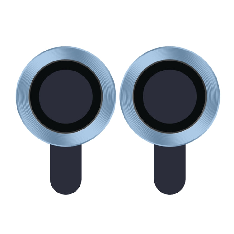 For iPhone 13 / 13 mini CD Texture Metal Lens Tempered Film