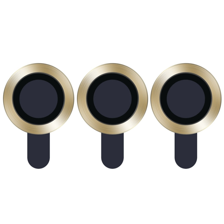 For iPhone 12 Pro CD Texture Metal Lens Tempered Film