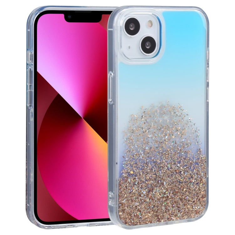 For iPhone 13 DFANS DESIGN Gradient Starlight Shining Phone Case