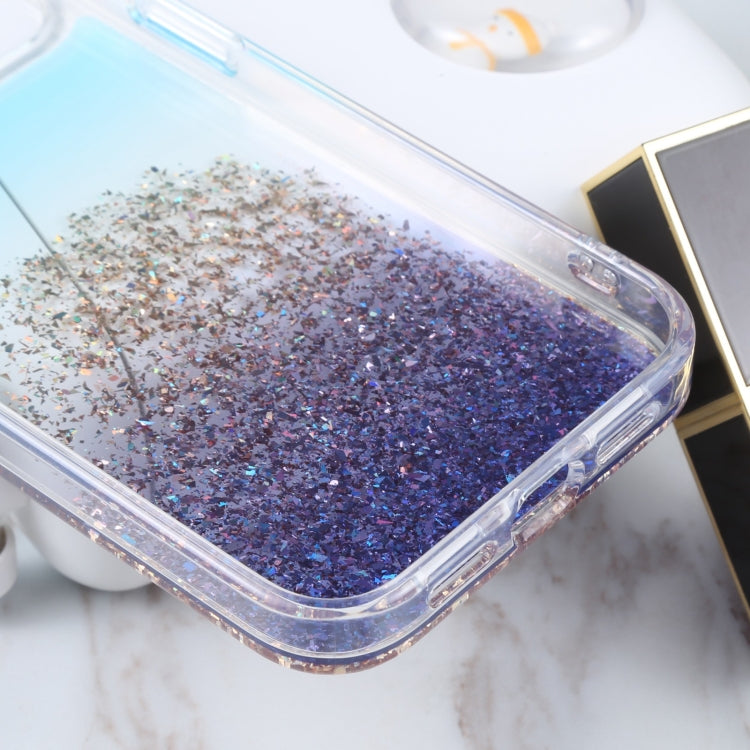 For iPhone 13 DFANS DESIGN Gradient Starlight Shining Phone Case