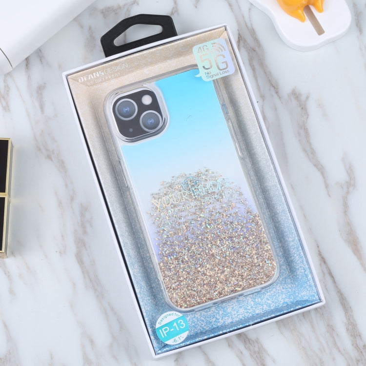 For iPhone 13 DFANS DESIGN Gradient Starlight Shining Phone Case